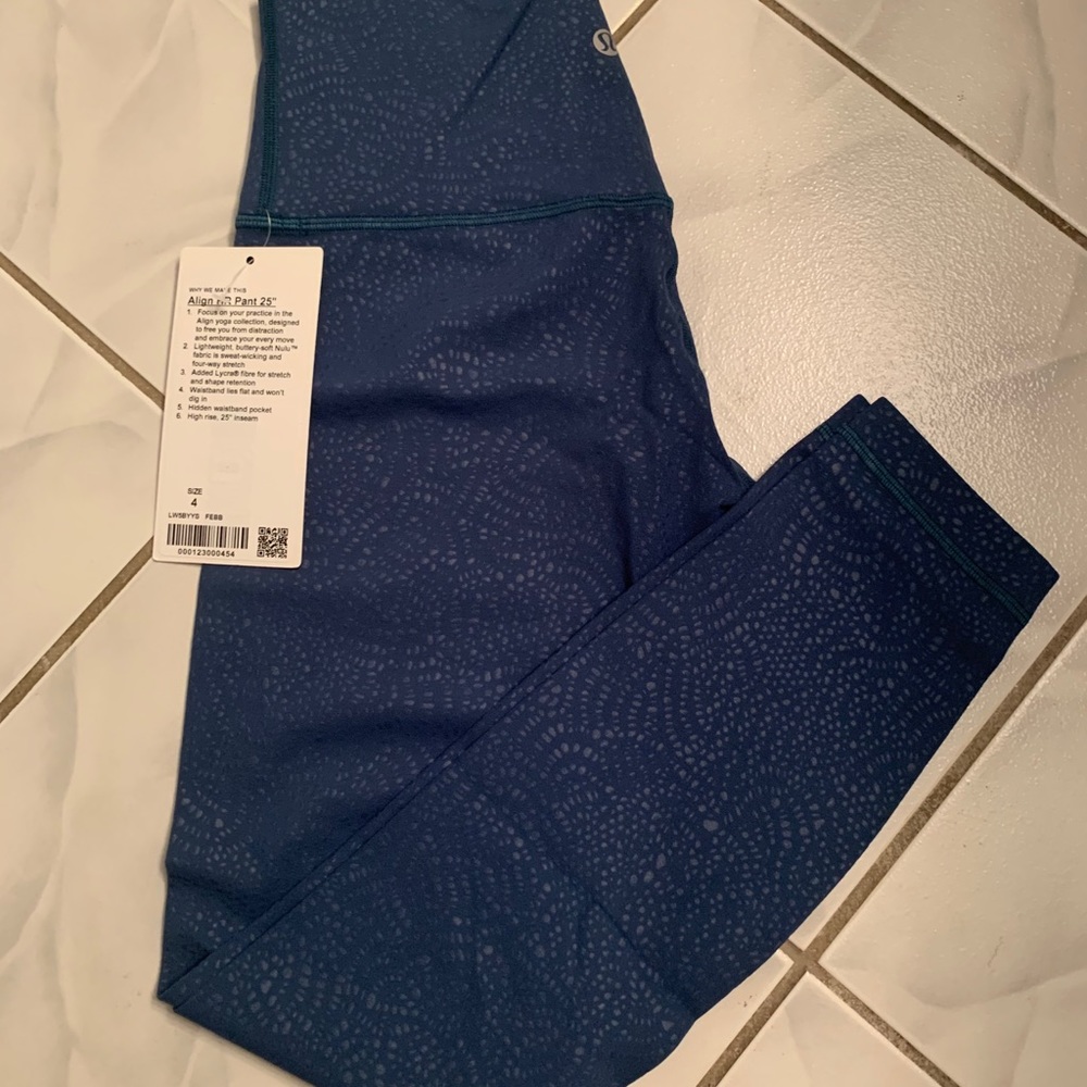 Lululemon Align Pant 25” * Bermuda Teal - Picture 7 of 7